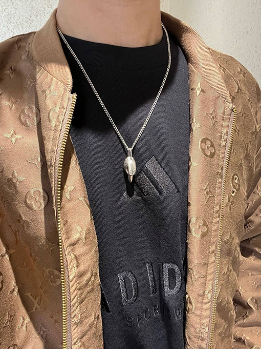 グッチ Anger Forest シリーズ ダブルG ダブルリング イーグルヘッドネックレス