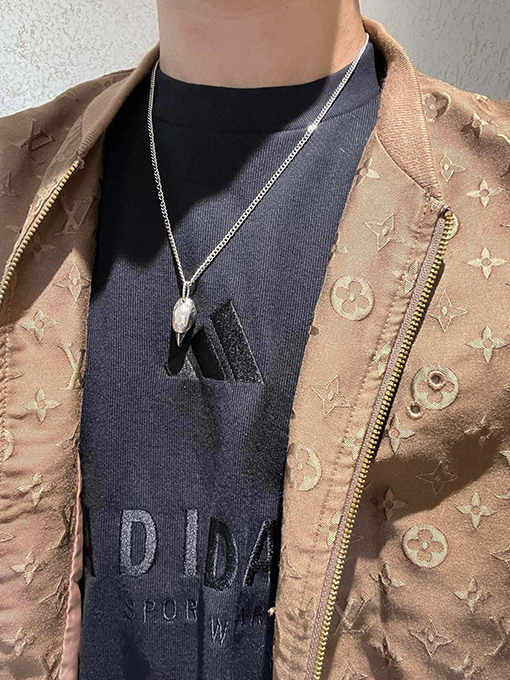 グッチ Anger Forest シリーズ ダブルG ダブルリング イーグルヘッドネックレス