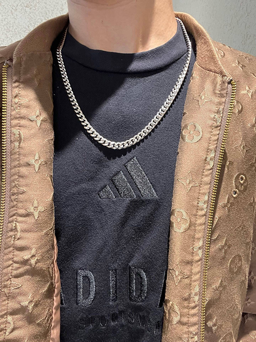 グッチ Anger Forestシリーズ ダブルG リングチェーンネックレス