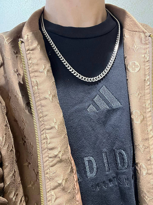 グッチ Anger Forestシリーズ ダブルG リングチェーンネックレス