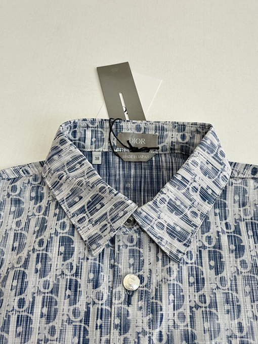 ディオール クラシックなモノグラム総柄デニムシャツジャケット