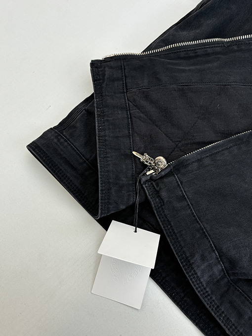 クロムハーツ 新作ヘリンボーン柄ウォッシュワークウェア中綿ジャケット