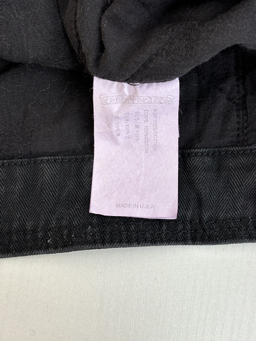 クロムハーツ 新作ヘリンボーン柄ウォッシュワークウェア中綿ジャケット