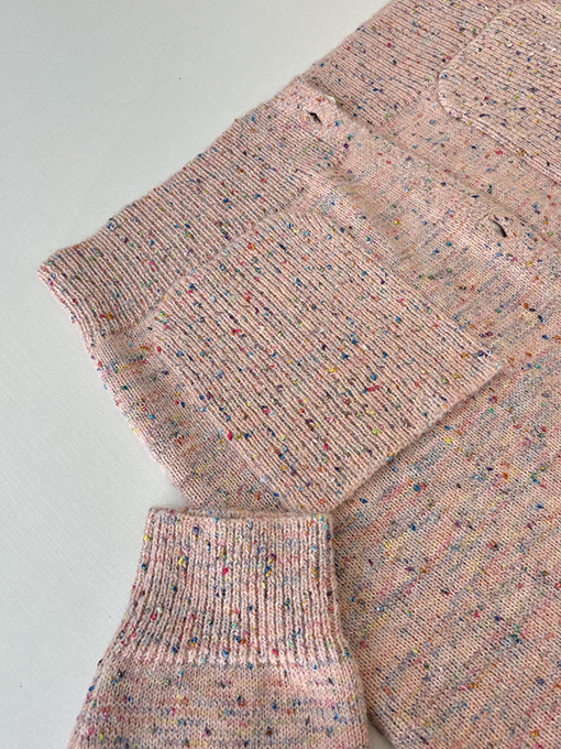 ルイヴィトンコピー ツイードとウールのニットカーディガン