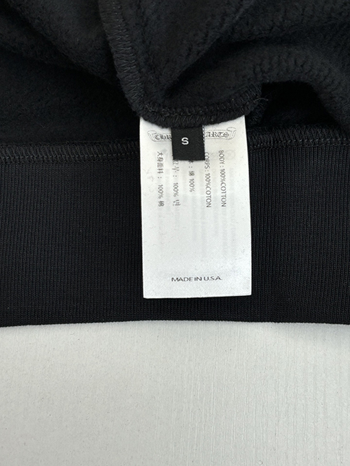 クロムハーツ キャラクターサンスクリットプリントジッパーフード付きスウェットシャツ