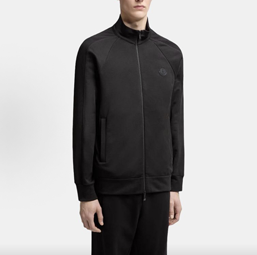 モンクレール スタンドカラーのジップアップトラックスーツ