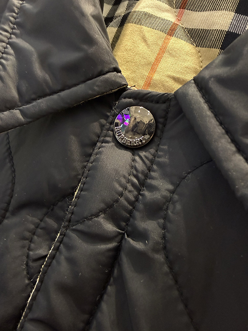 バーバリー ダイヤモンド柄ポケットリバーシブルジャケット