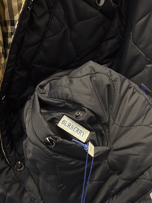 バーバリー ダイヤモンド柄ポケットリバーシブルジャケット