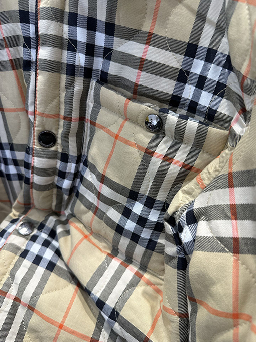 バーバリー ダイヤモンド柄ポケットリバーシブルジャケット