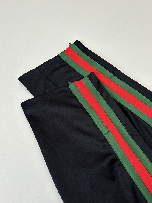 グッチ サイドステッチプレーンニットドローストリングカジュアルパンツ