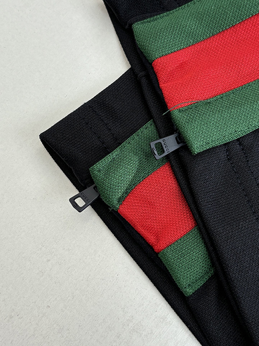 グッチ サイドステッチプレーンニットドローストリングカジュアルパンツ