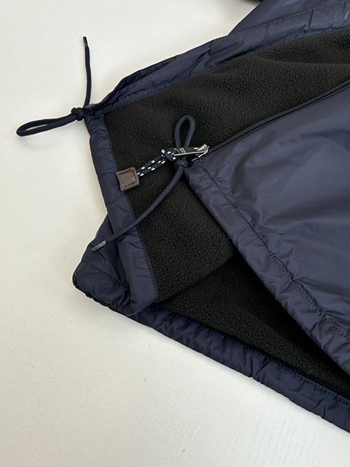 プラダ クラシック トライアングル ロゴ リサイクルナイロン フリース ジャケット