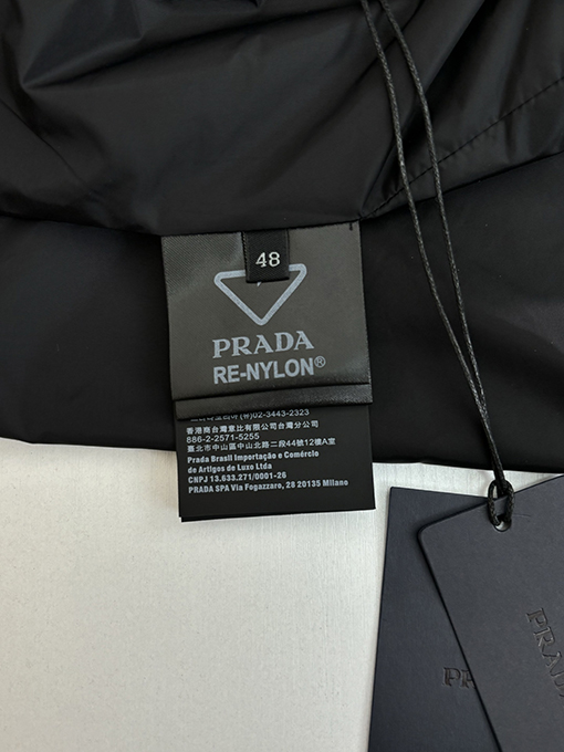 プラダ ロゴフリース ジップアップ フードジャケット