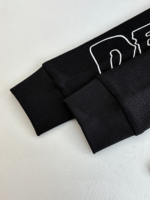 クロムハーツ Ch レディースフィギュアサンスクリットプリントワッフル長袖シャツ