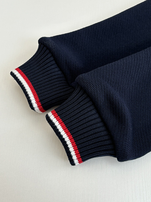 ルイヴィトン コーヒー色の刺繍入り文字入りラムウールジャケット