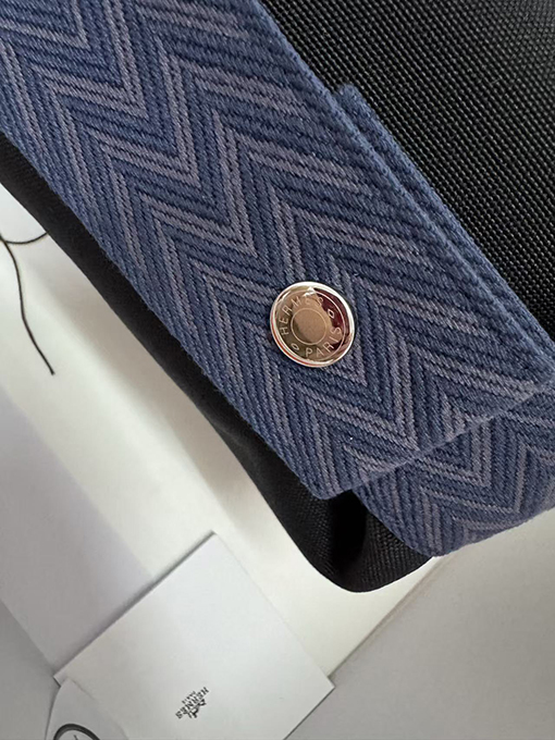 エルメス ハンドバッグ HERMESポーチ ブリッド ア ブラックGM ジグザグ キャンバス