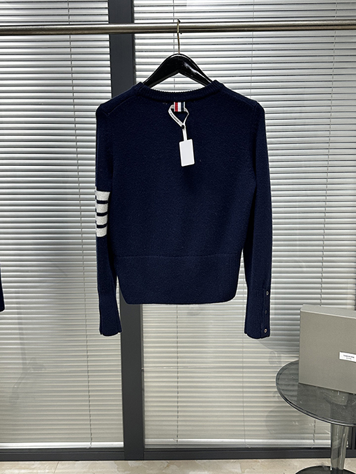 トムブラウン レディースボウタイプルオーバーウールセーター