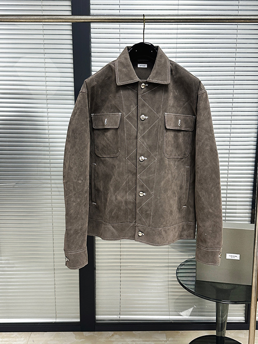 トムブラウンコピー ワークウェアスエードジャケット