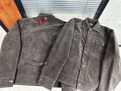 トムブラウンコピー ワークウェアスエードジャケット