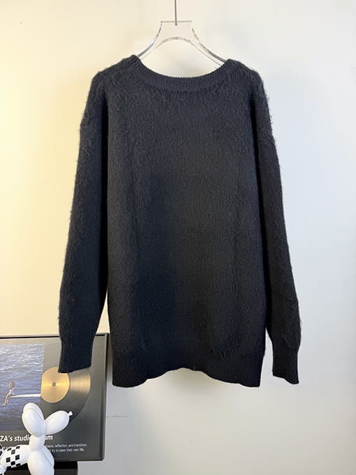 サンローランコピー Saint Laurent モヘアジャカードレター長袖セーター