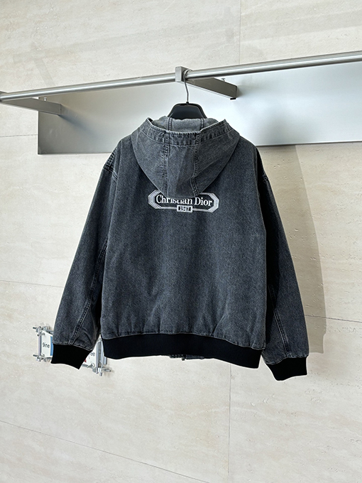 ディオール ブレード刺繍コットンツイル編みジャケット