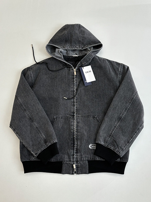 ディオール ブレード刺繍コットンツイル編みジャケット