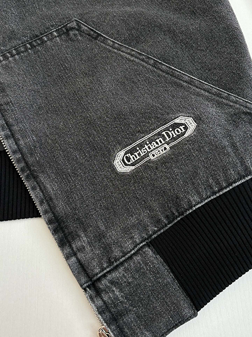 ディオール ブレード刺繍コットンツイル編みジャケット