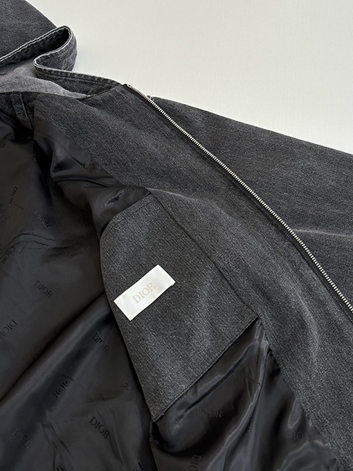 ディオール ブレード刺繍コットンツイル編みジャケット