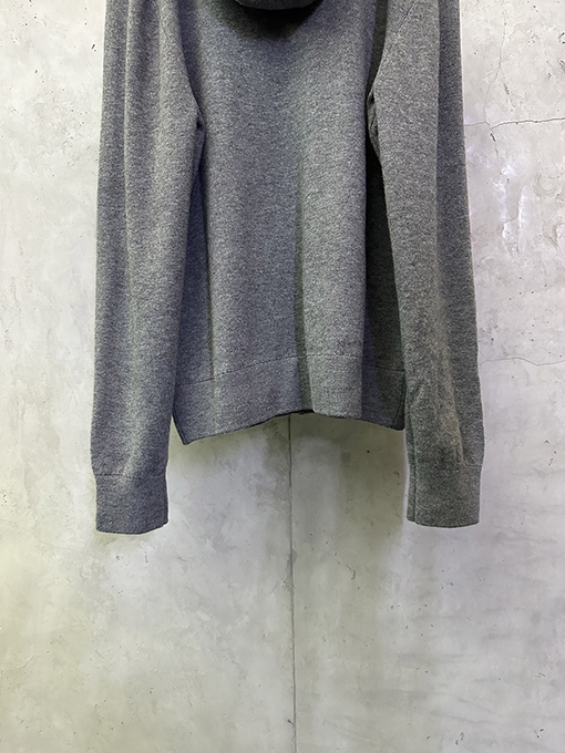 バーバリーコピー ウール混紡のジップアップフード付き刺繍コート