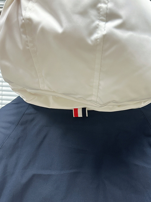 トムブラウンスーパーコピー OS カラーブロックロングダウンジャケット