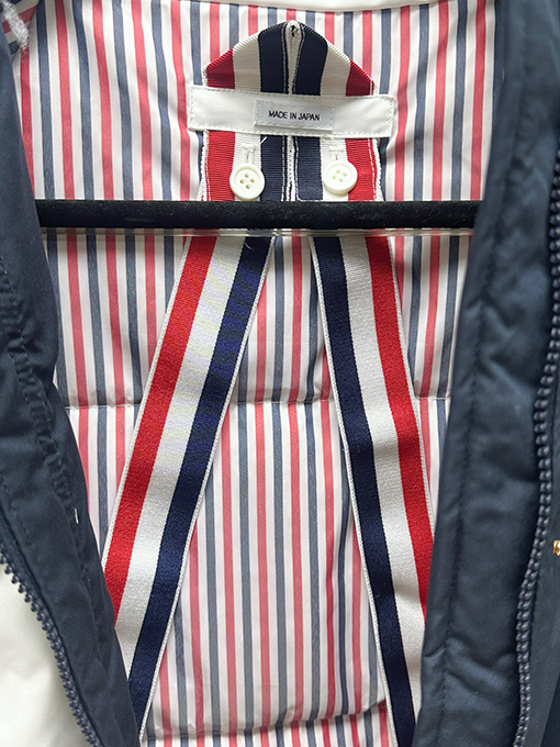 トムブラウンスーパーコピー OS カラーブロックロングダウンジャケット