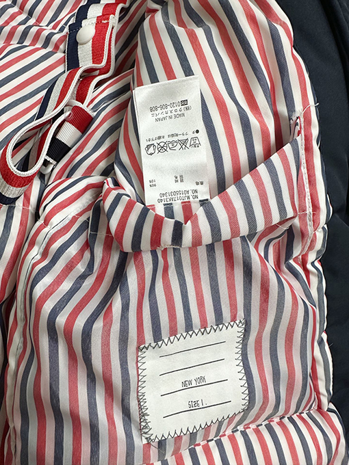 トムブラウンスーパーコピー OS カラーブロックロングダウンジャケット