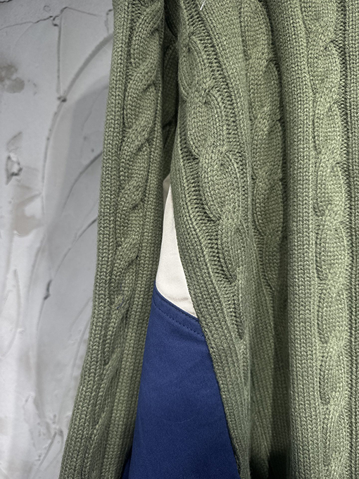 バレンシアガ Balenciaga Demna 新しいセーターパッチワークニットカーディガン