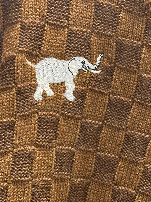 ルイヴィトン 新作のラウンドネック、ズートピア刺繍ニットセーター