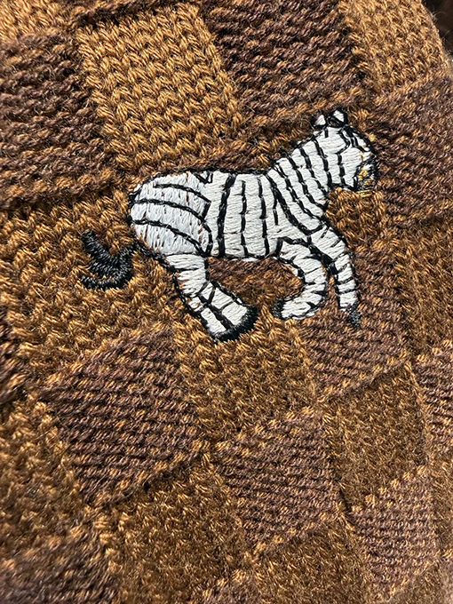 ルイヴィトン 新作のラウンドネック、ズートピア刺繍ニットセーター