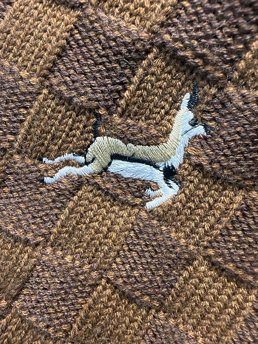 ルイヴィトン 新作のラウンドネック、ズートピア刺繍ニットセーター