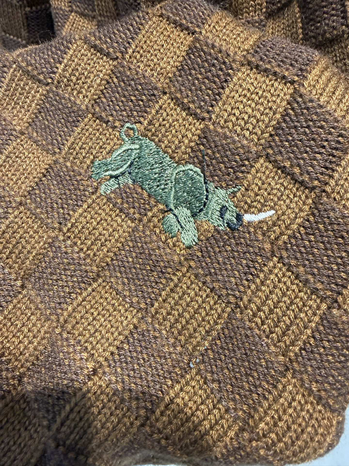 ルイヴィトン 新作のラウンドネック、ズートピア刺繍ニットセーター