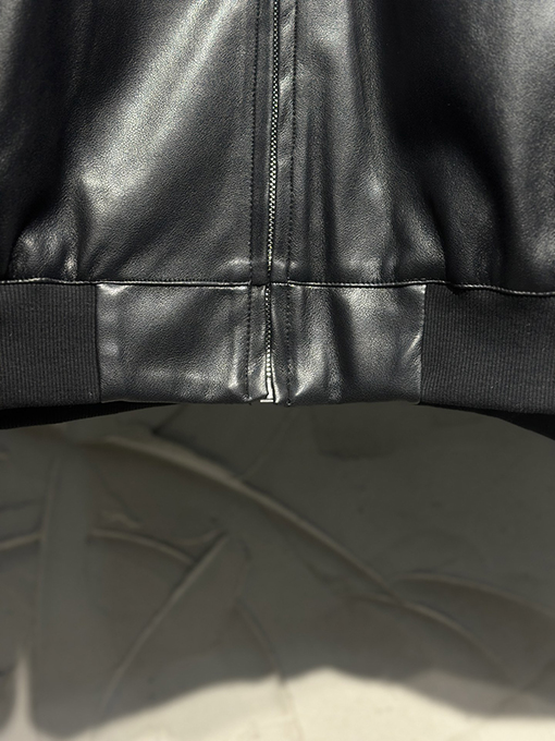 バレンシアガ Balenciaga LUXURY 新作パッチワークレザー刺繍スタンドカラーボンバージャケット