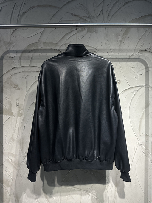 バレンシアガ Balenciaga LUXURY 新作パッチワークレザー刺繍スタンドカラーボンバージャケット
