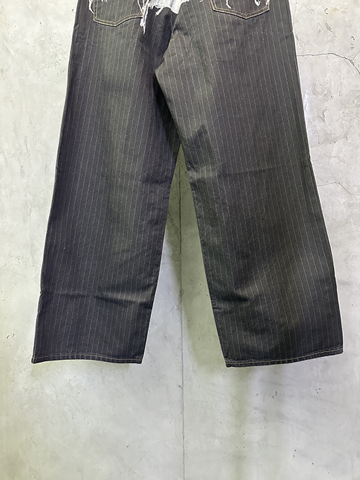 アクネストゥディオズ Acne Studios 3D プリントドレスパンツ/フェイクツーピースジーンズ