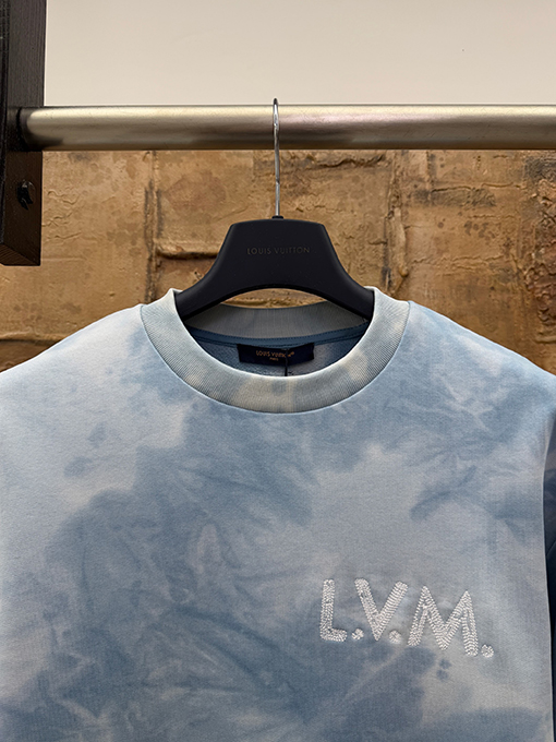 ルイヴィトンスーパーコピー タイダイ刺繍クルーネックスウェットシャツ