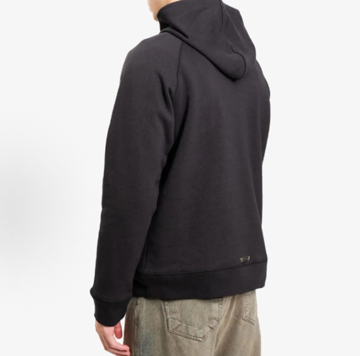 クロムハーツ 新しいクロス刺繍のフリースフード付きスウェットシャツ