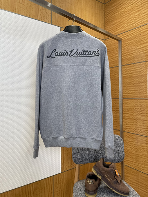 ルイヴィトン ハートプリントクルーネックスウェットシャツ