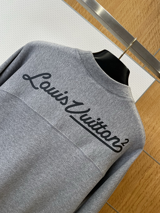 ルイヴィトン ハートプリントクルーネックスウェットシャツ