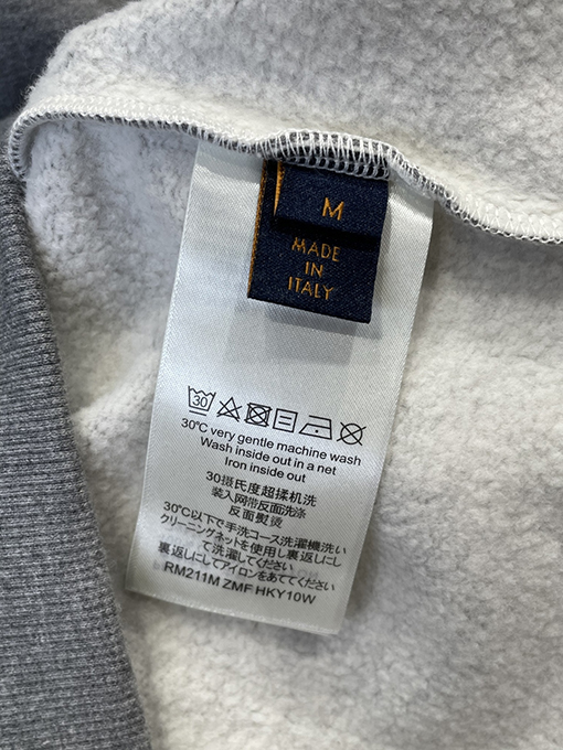 ルイヴィトン ハートプリントクルーネックスウェットシャツ