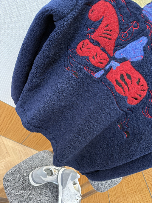 バーバリー 乗馬刺繍入りジップアップスタンドカラージャケット