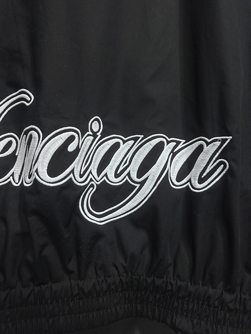 バレンシアガコピー両面  フリース裏地付きリバーシブルフード付きトレンチコート