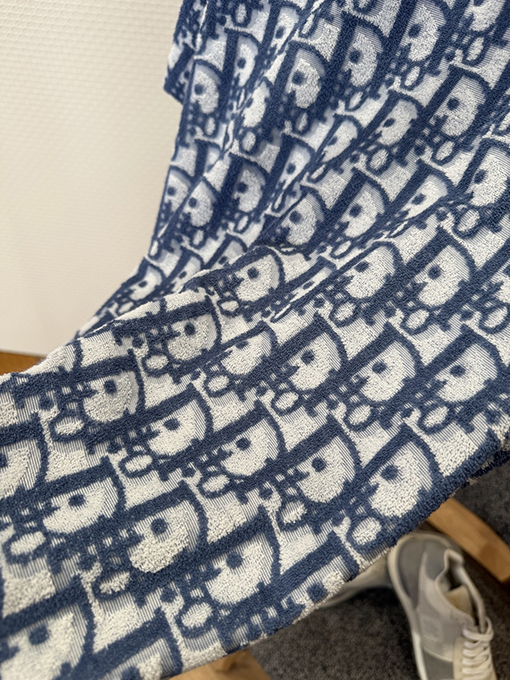 ディオールスーパーコピー モノグラムプリントのオールオーバーニット半袖Tシャツ