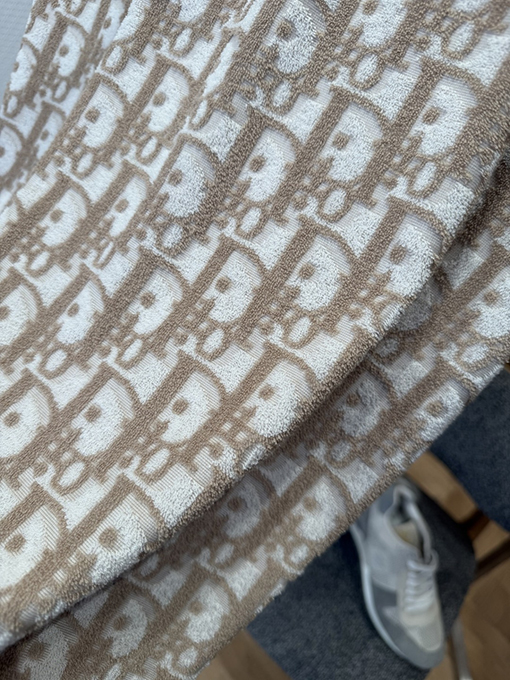 ディオールスーパーコピー モノグラムプリントのオールオーバーニット半袖Tシャツ