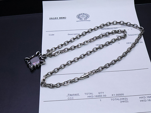 クロムハーツ クラシックレターネックレス